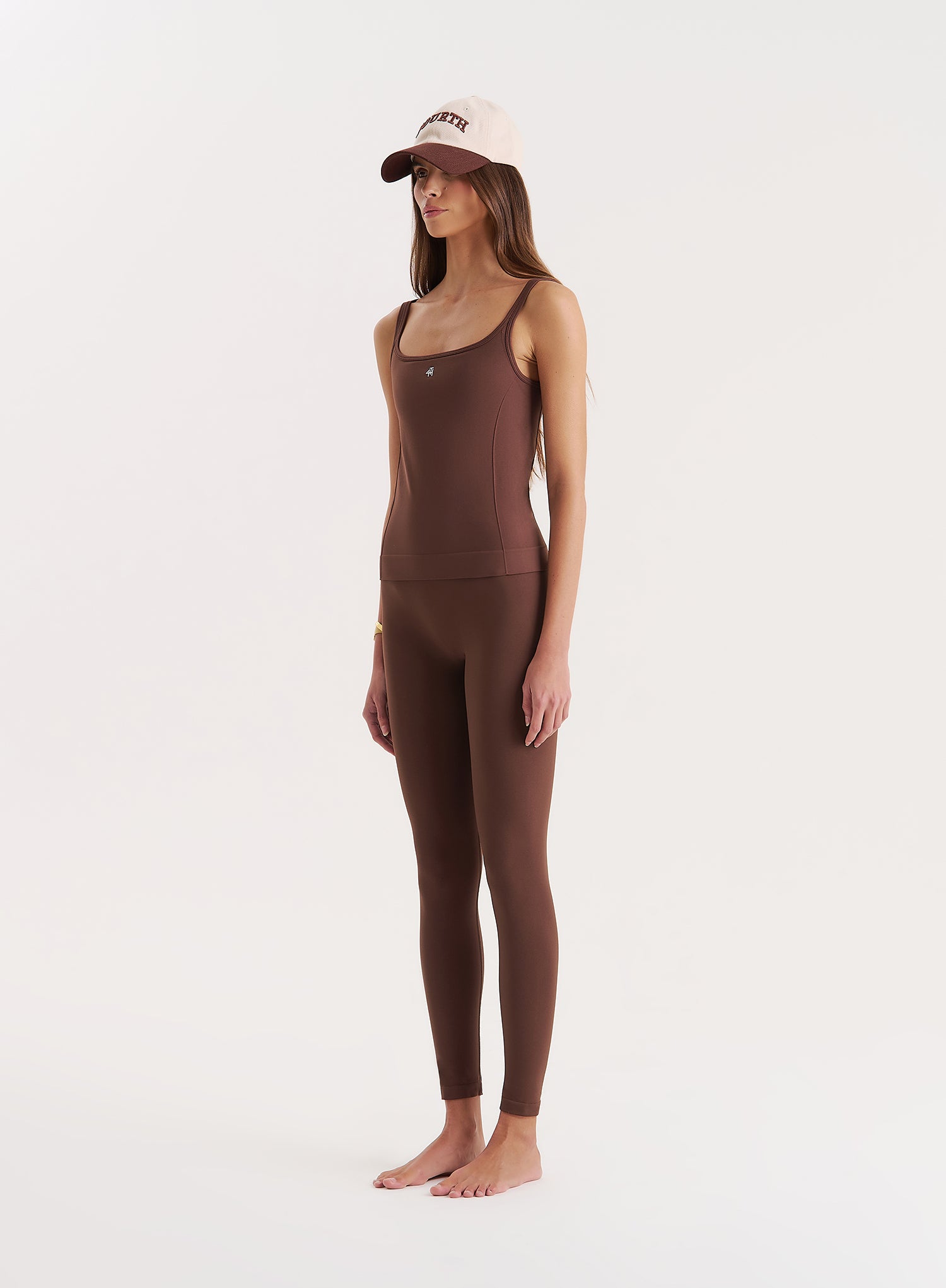 Chocolate Sculpting Seamless Gym Vest Top